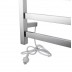 Heated Towel Rack Square 7 Bars 800Hx600Wx120D - Chrome